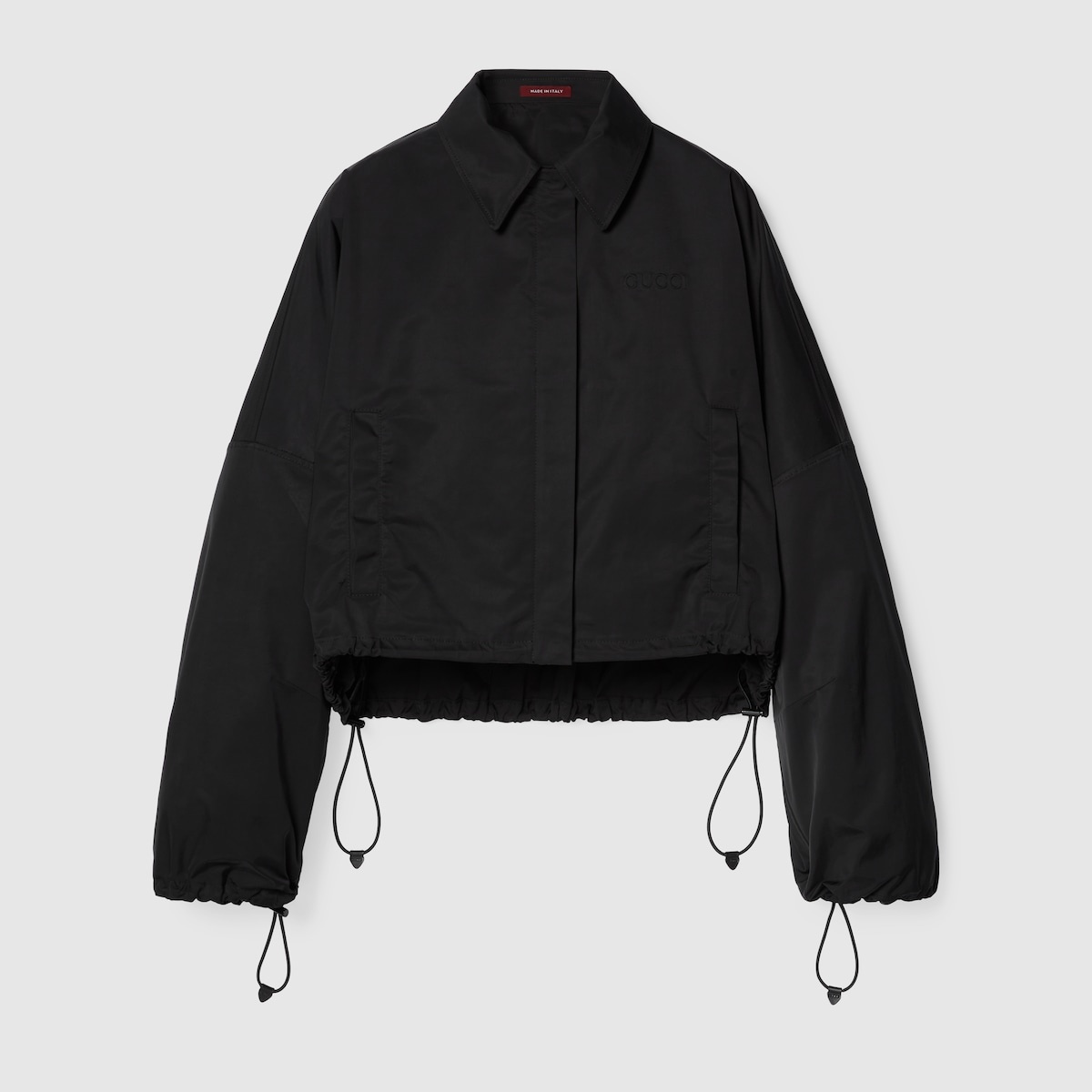 Polyester twill bomber jacket - 1