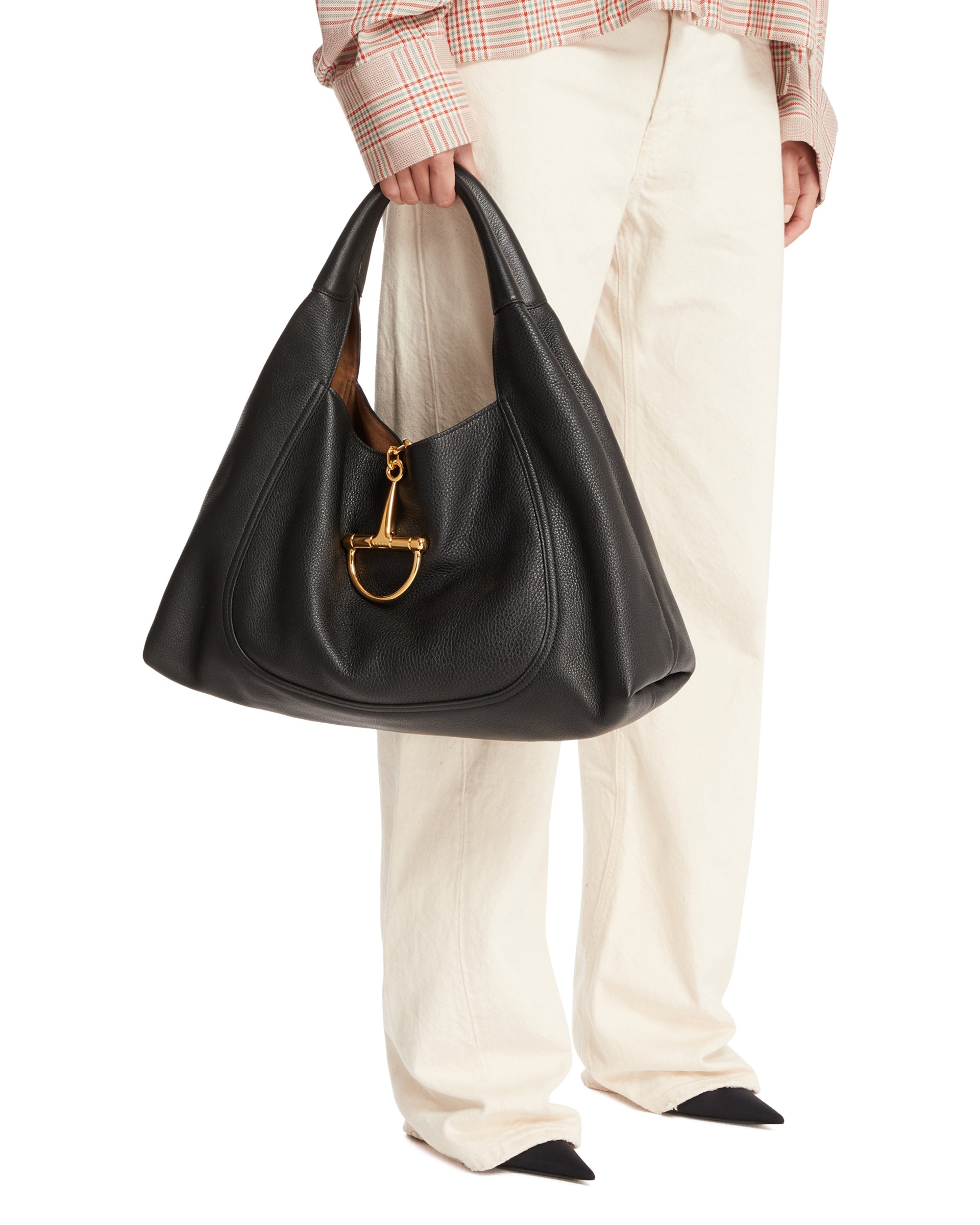 Black Softbit Maxi Shoulder Bag - 4