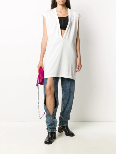 Rick Owens Dylan V-neck top outlook