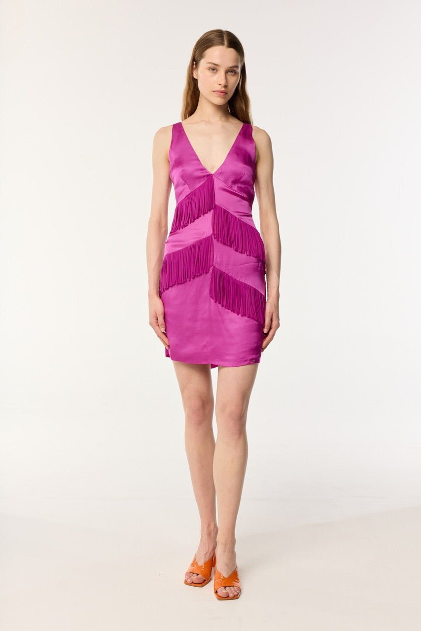 Mini Dress Carmen - Purple - 3