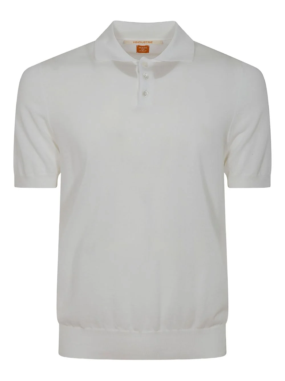 short-sleeve buttoned polo shirt - 1