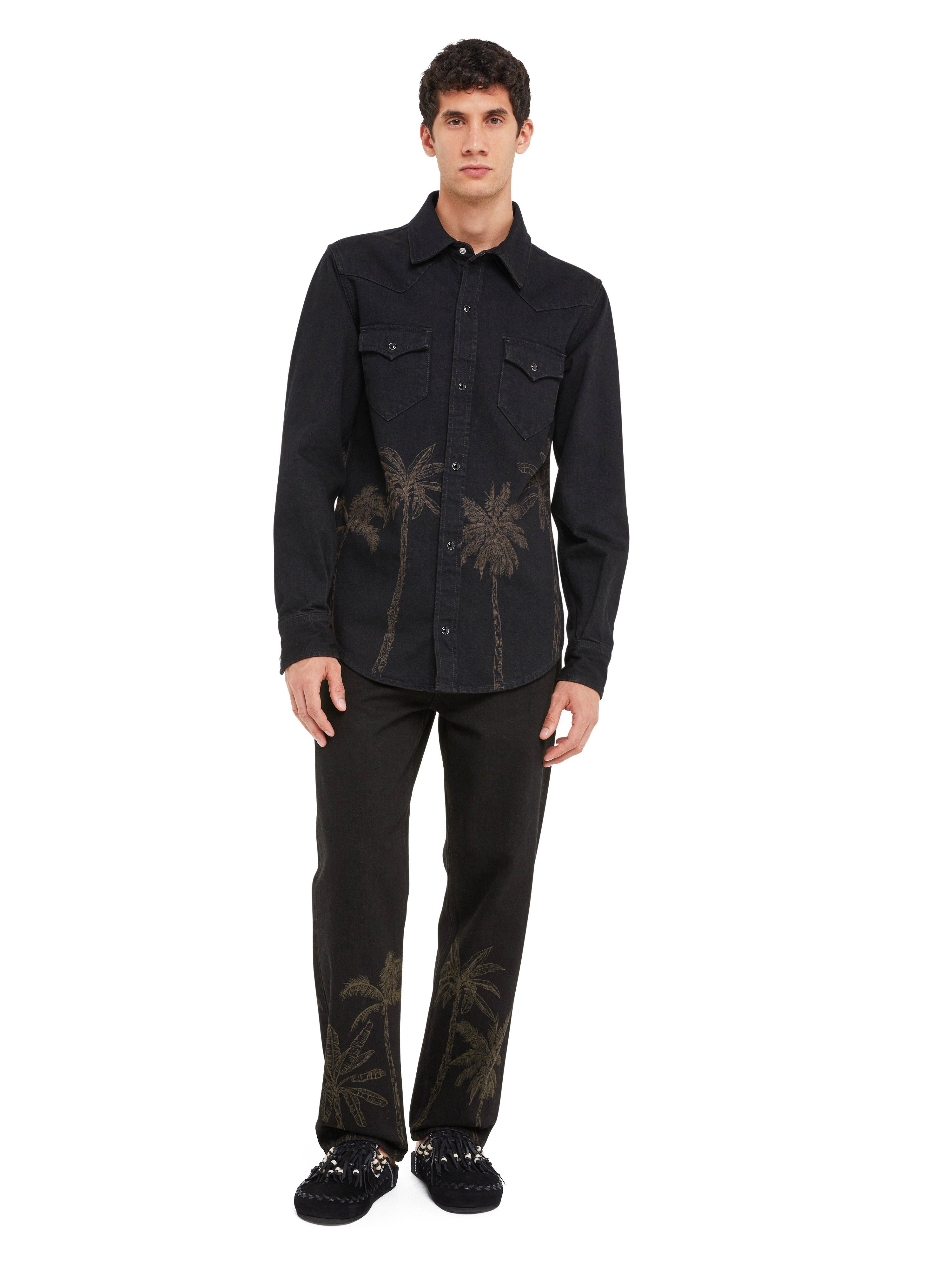 Jungle Toile De Jouy Denim Pants - 2