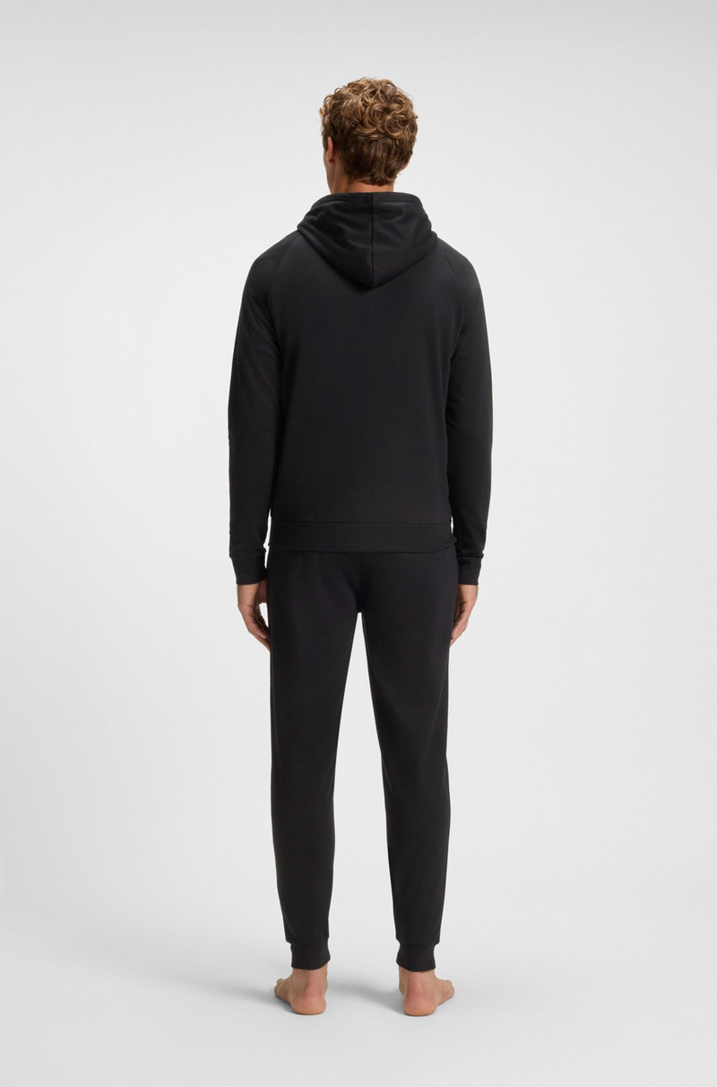 COTTON-TERRY JACKET WITH STRIPE AND LOGO 4