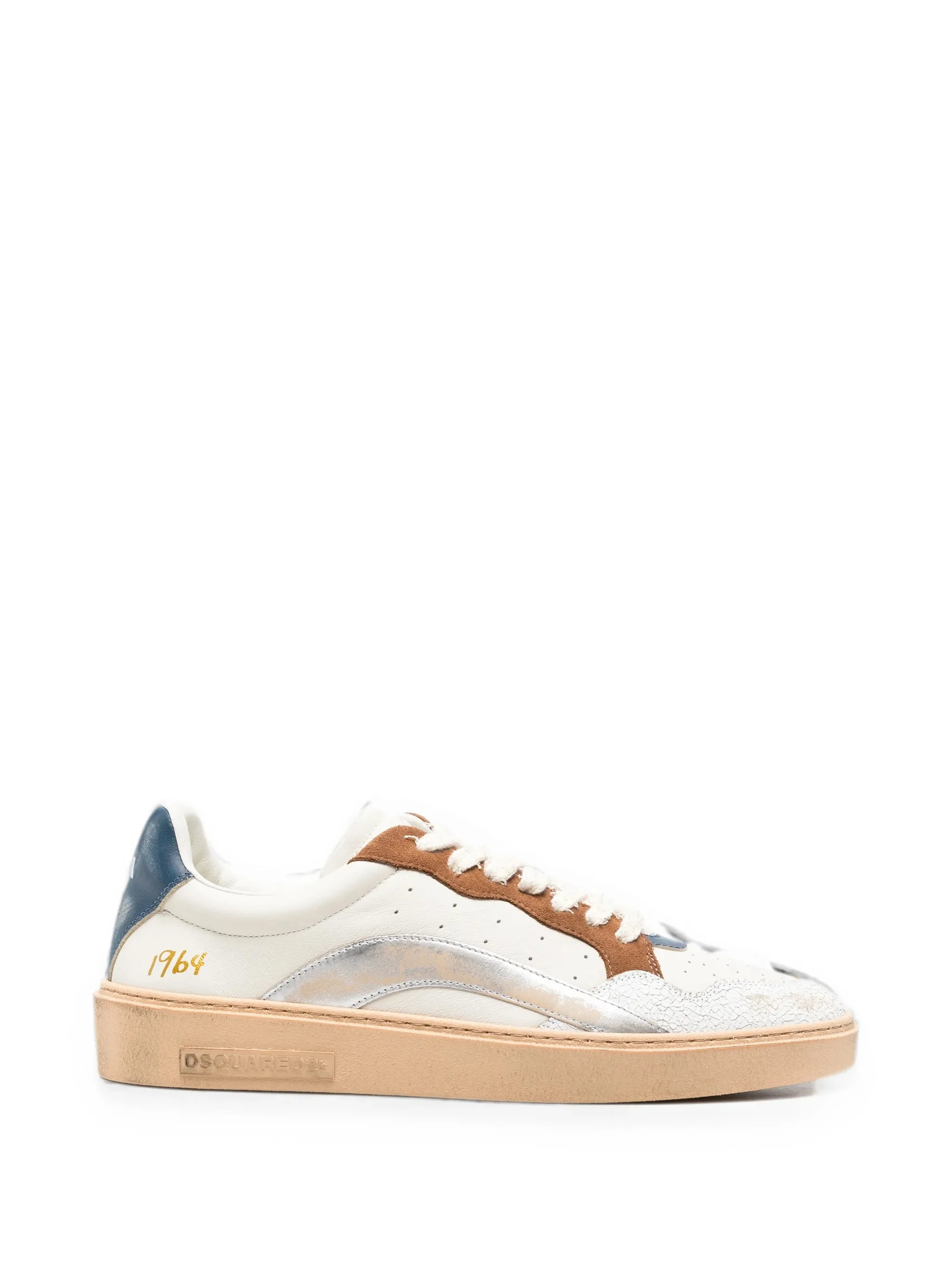 Dsquared2 Distressed Panelled Sneakers - 1