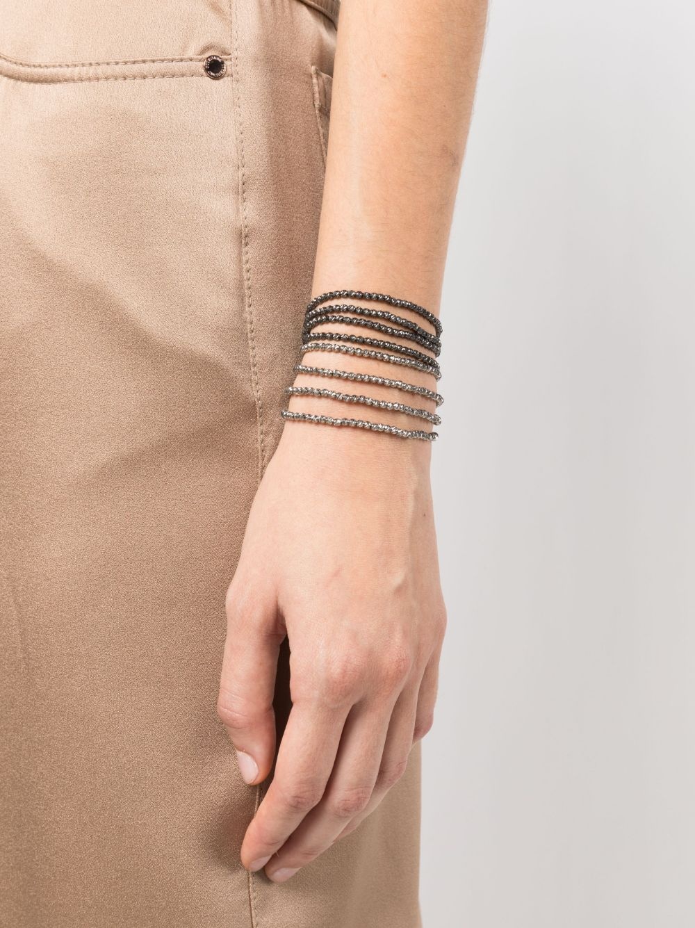 bead-embellished bracelet set - 2