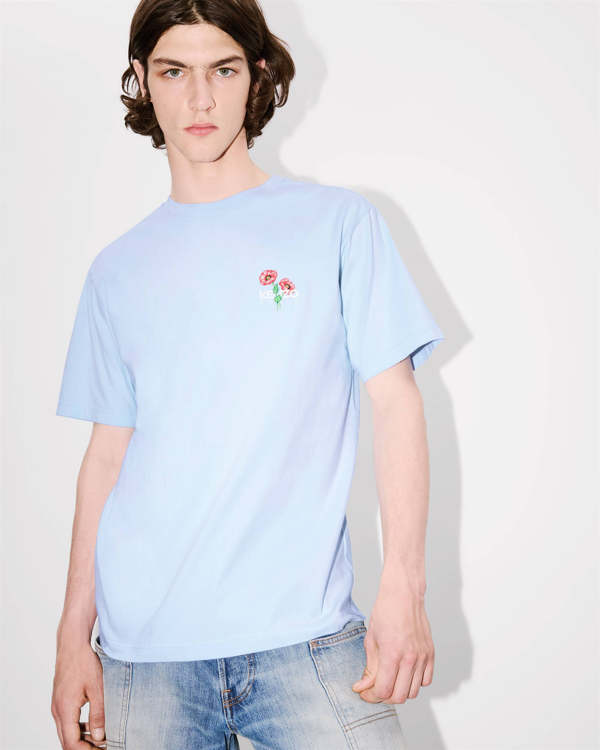 'KENZO Archive Bouquet' embroidered T-shirt in cotton - 7