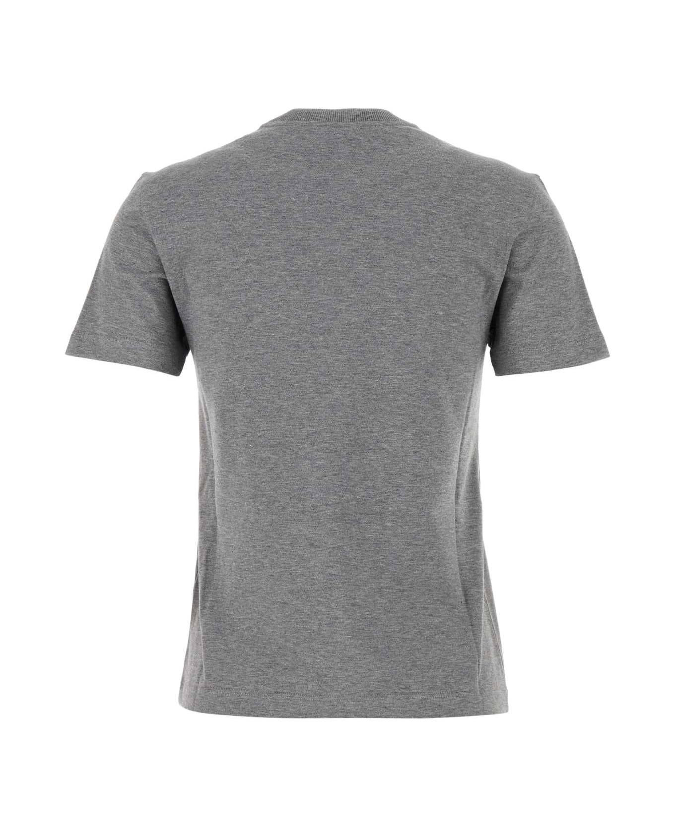 Grey Cotton T-shirt - 2