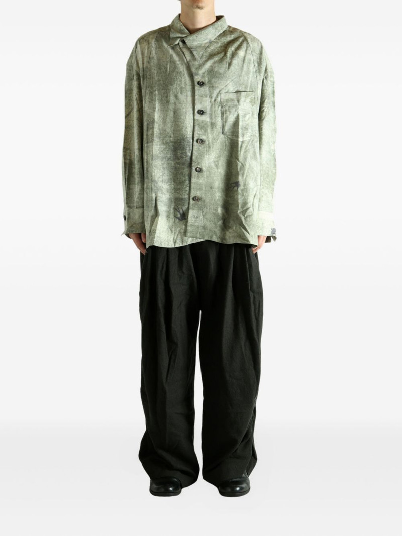 Ziggy Chen buttoned chest-pocket shirt outlook