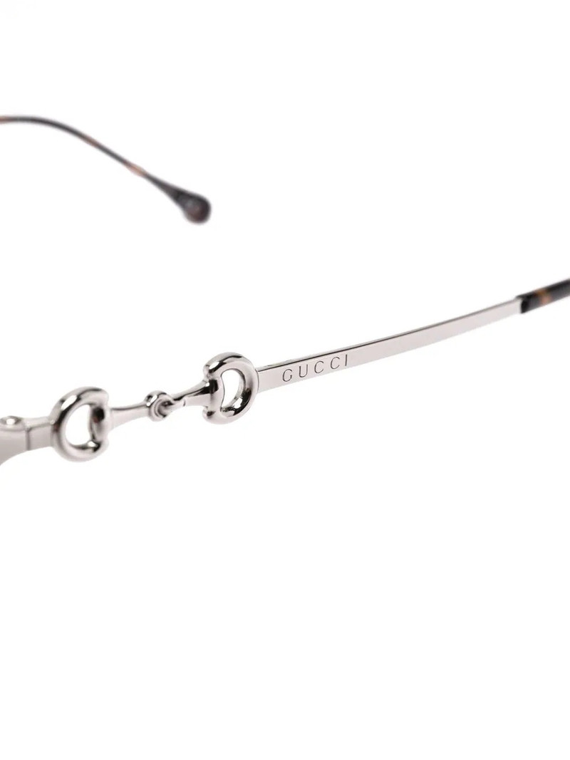 tortoiseshell-effect oversize-frame glasses 3