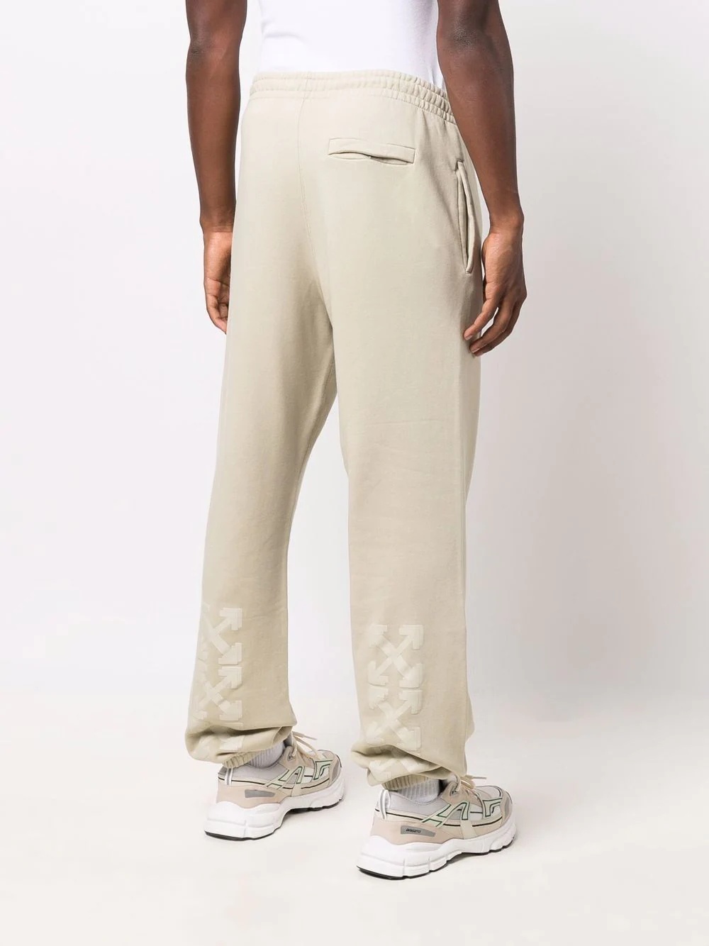 rubber Arrows-motif track pants - 4