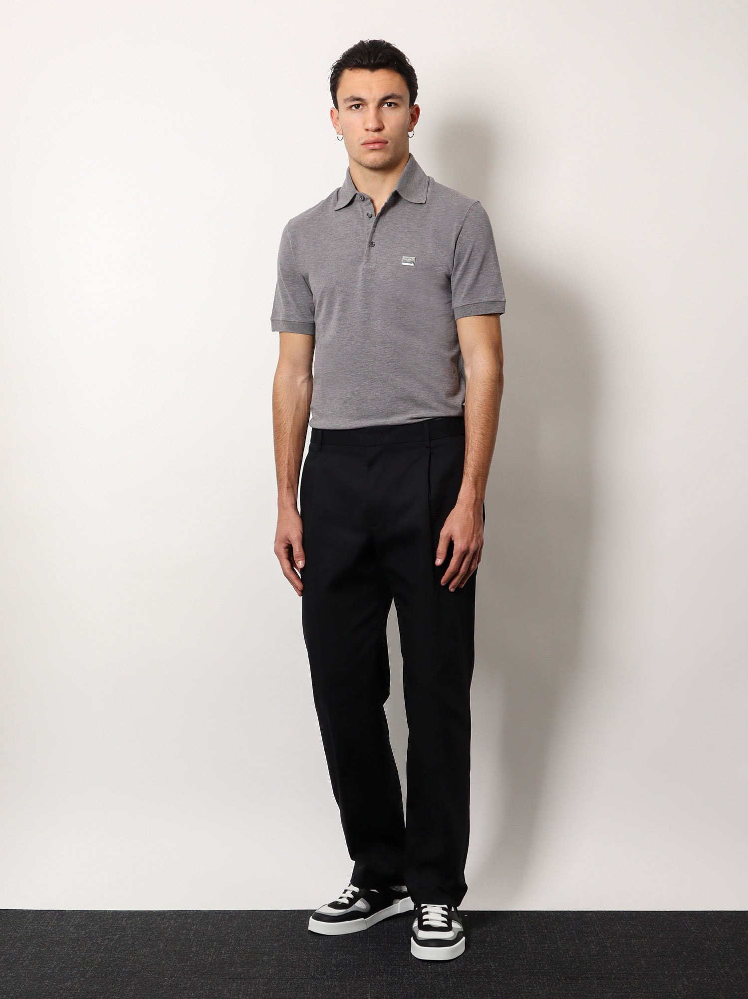 Dolce & Gabbana Cotton Polo Shirt With Dolce&Gabbana Milano Plate - 2