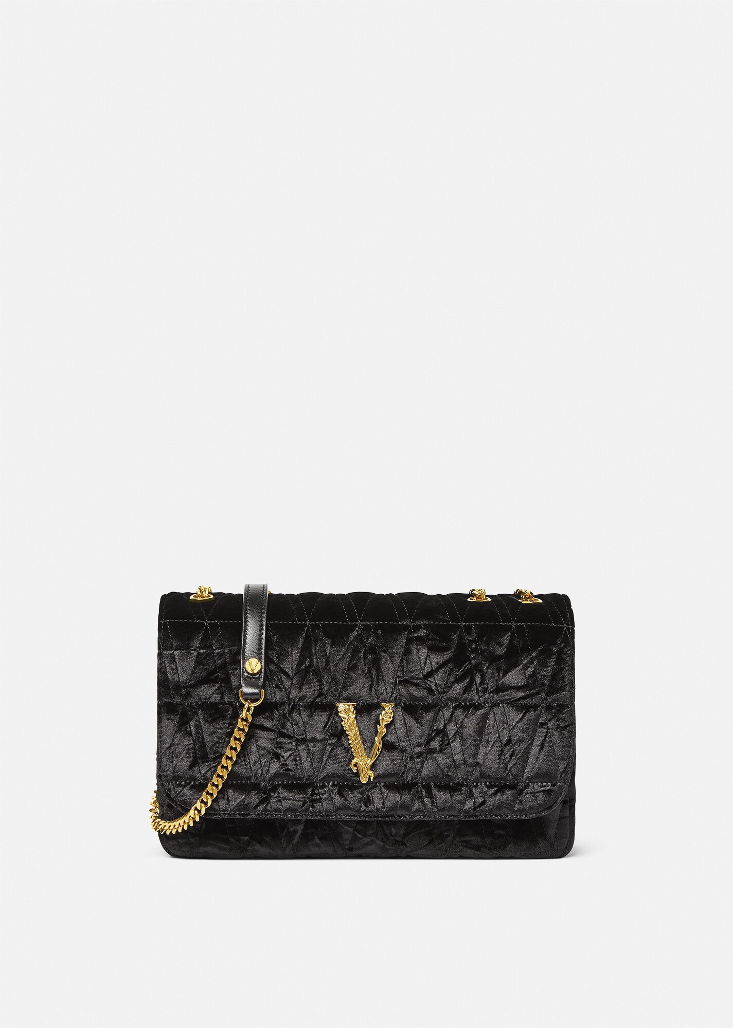 Virtus Velvet Shoulder Bag - 1