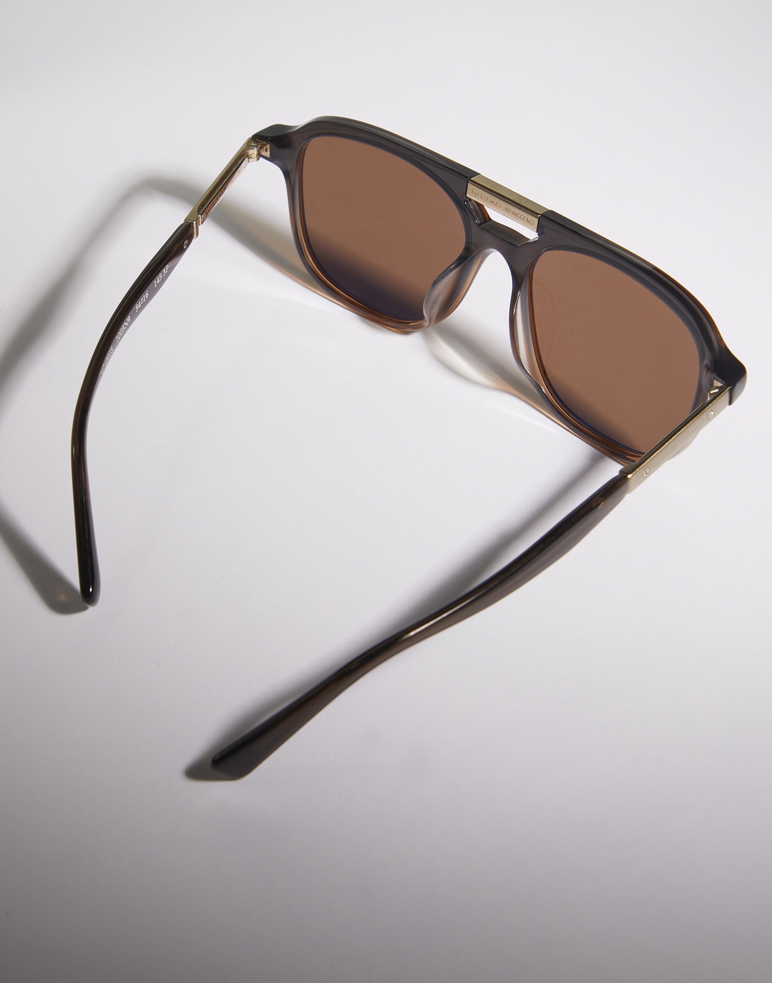 Sartorial Sunset acetate sunglasses with polarized lenses - 2