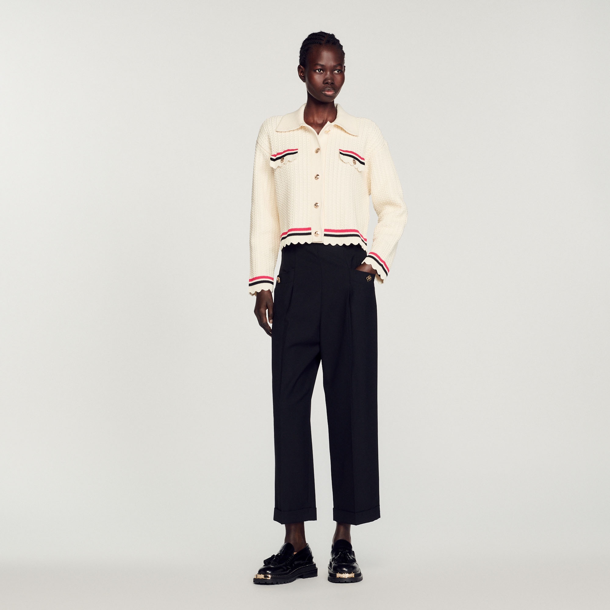 Sandro Knit coatigan | REVERSIBLE