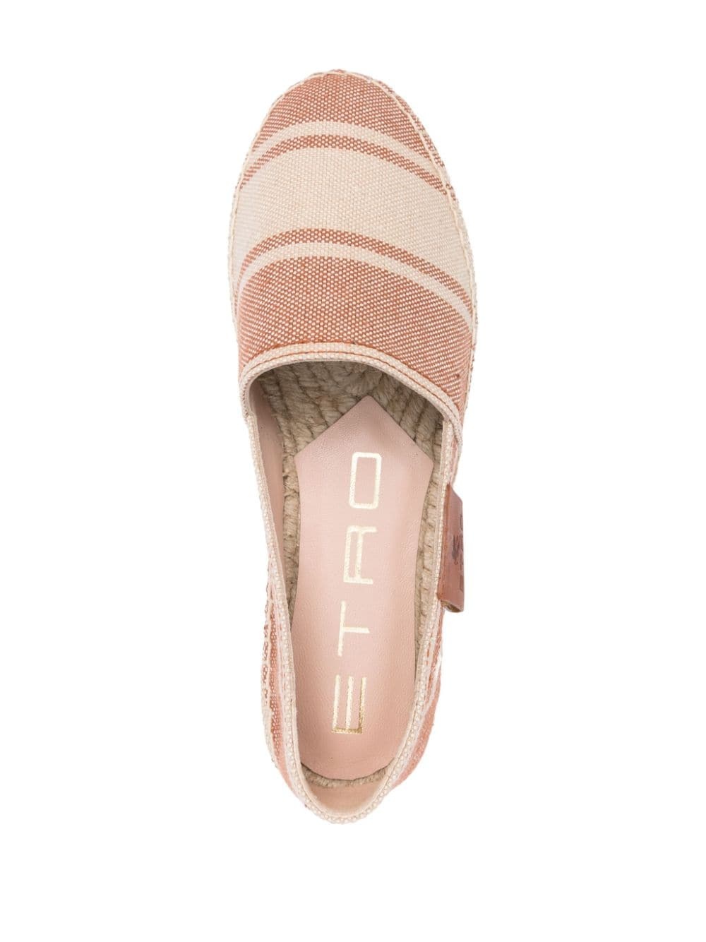 striped canvas espadrilles - 4