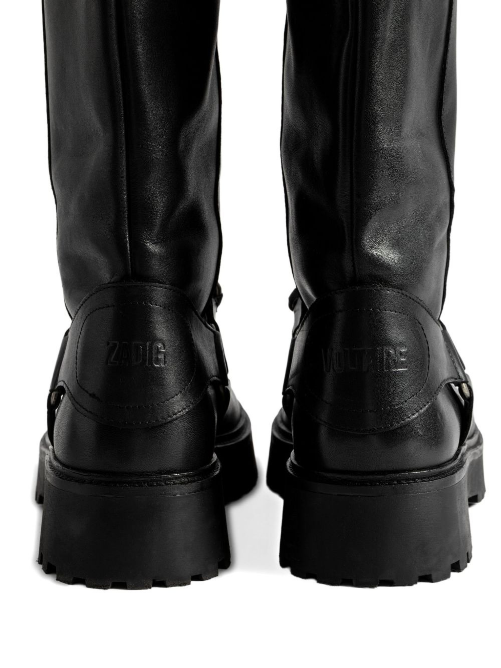 Angie buckle-strap boots - 4