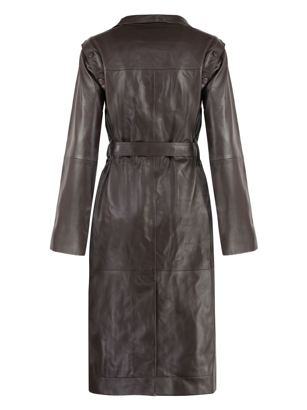 leather coat - 2