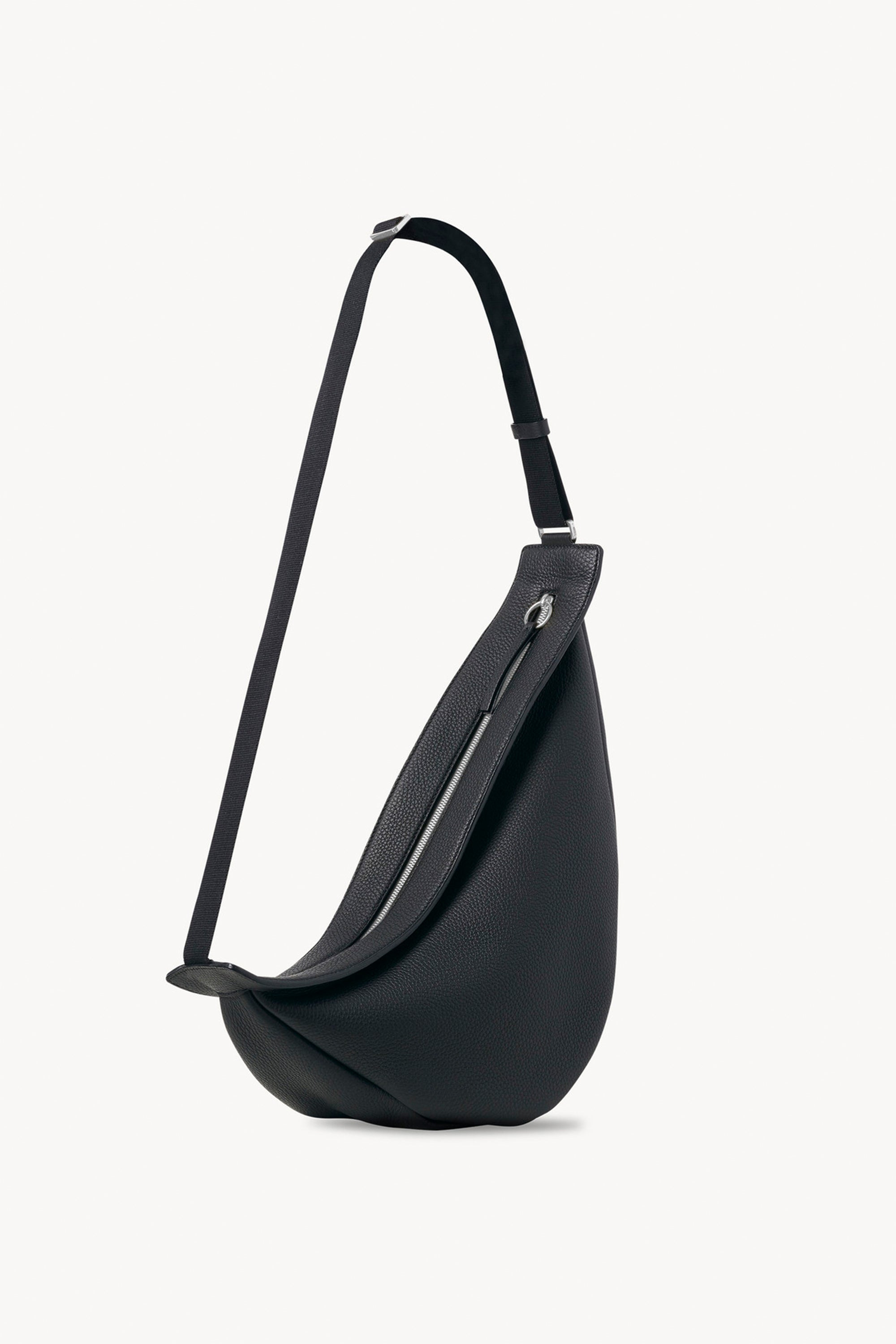Large Slouchy Banana Bag in Leather - 2