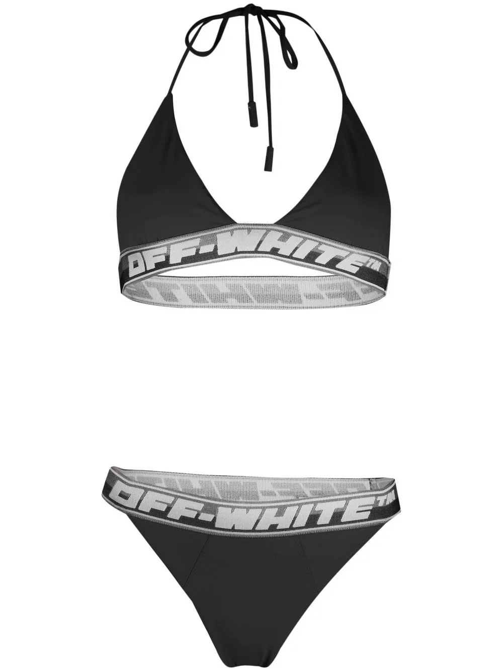 logo-band bikini set - 1