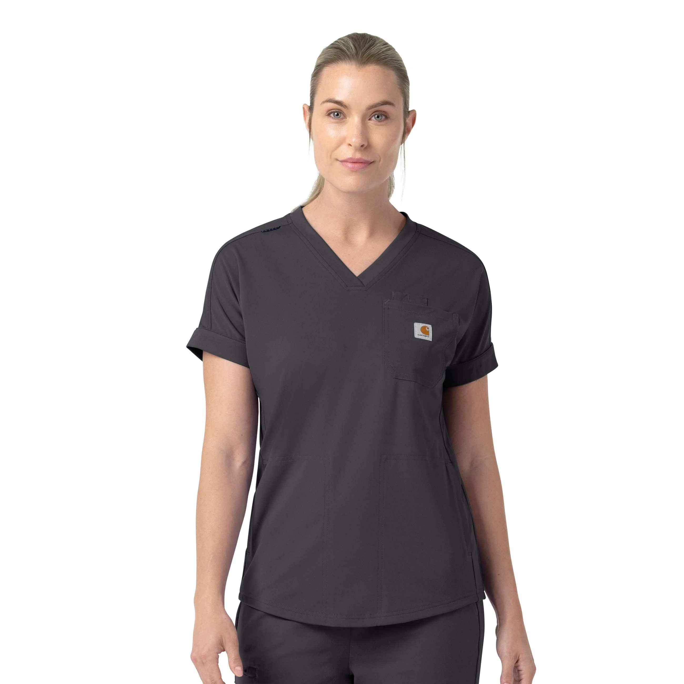 Women's Force Cross-Flex Knit V-Neck Scrub Top - 1