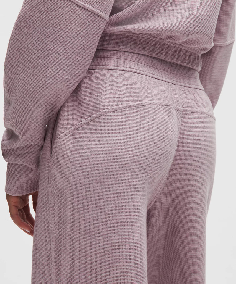 Scuba Mid-Rise Wide-Leg Pant *Waffle 6