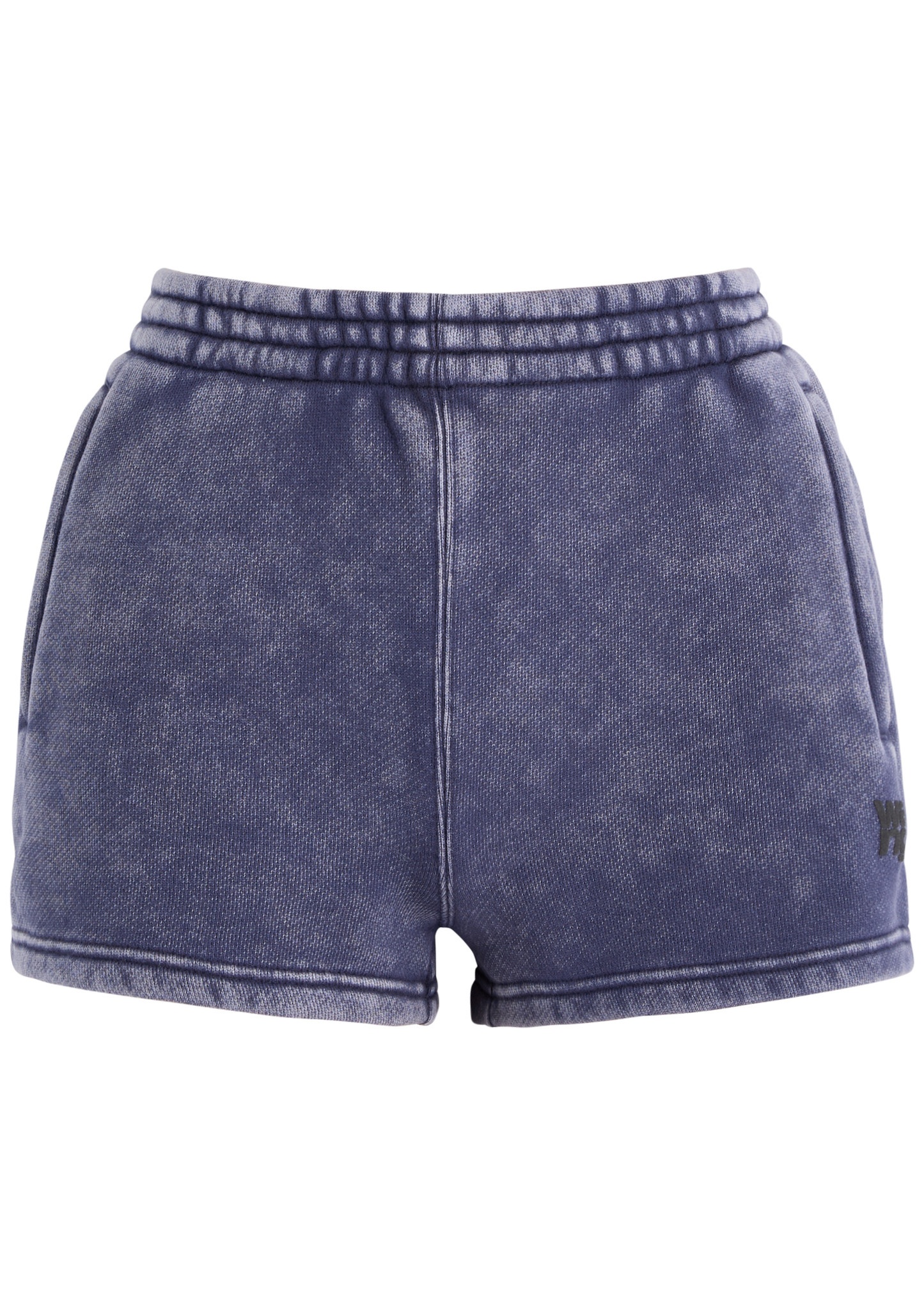 Faded logo cotton-blend shorts - 1