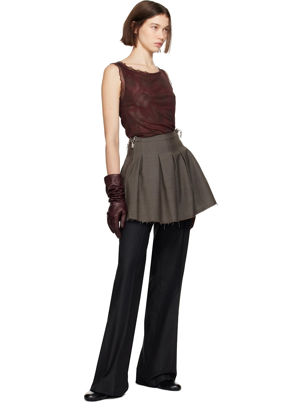 Burgundy Perfect Tank Top - 5