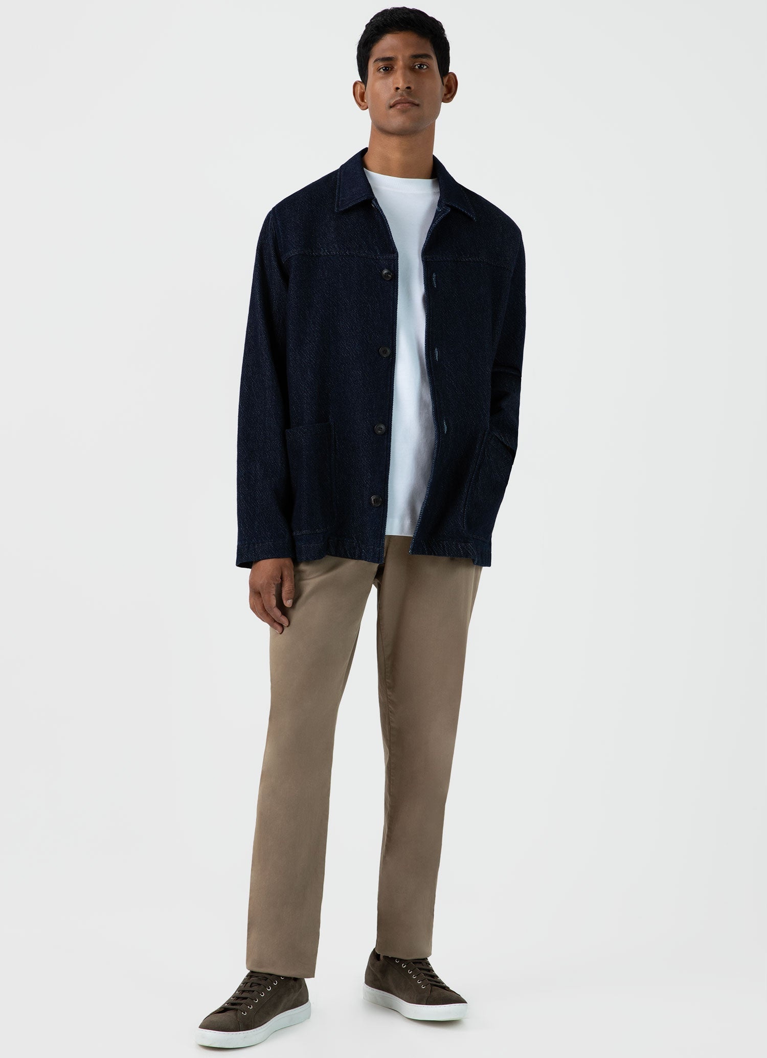 Denim Chore Jacket in Selvedge Denim - 3
