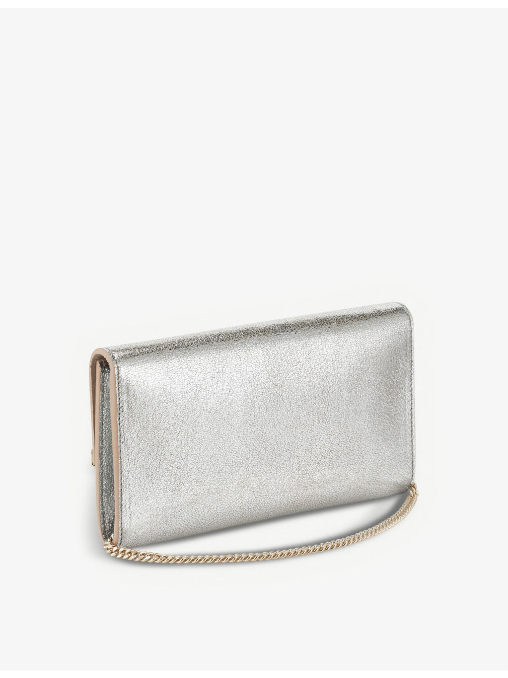 Emmie glitter leather clutch - 4