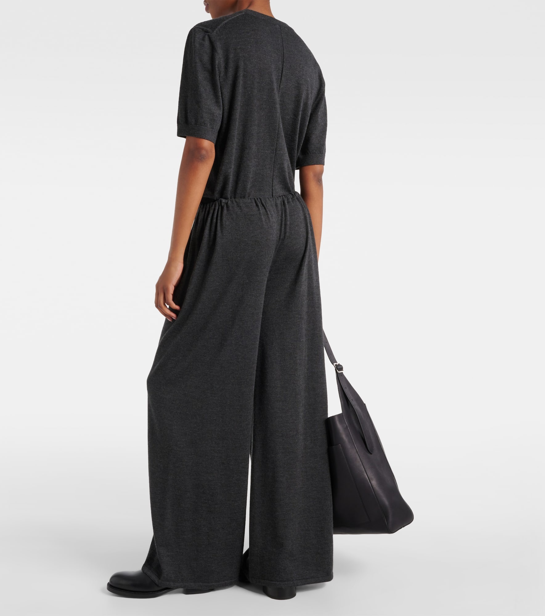 Helphine cashmere wide-leg pants - 3