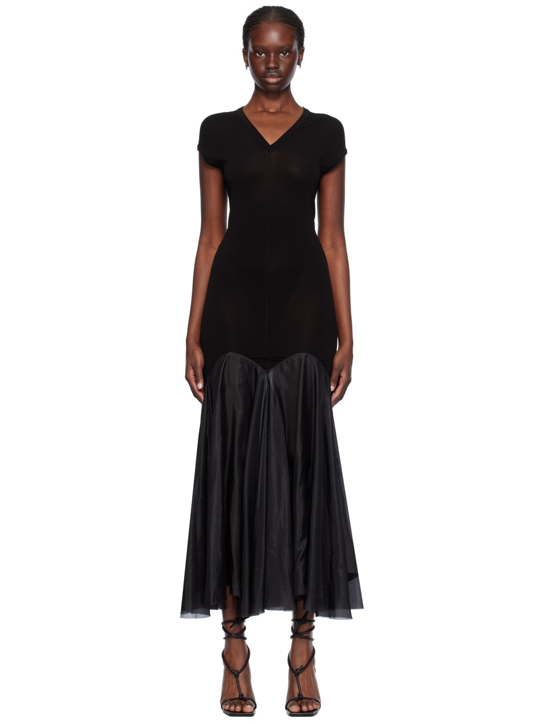 Black Divine Maxi Dress - 1
