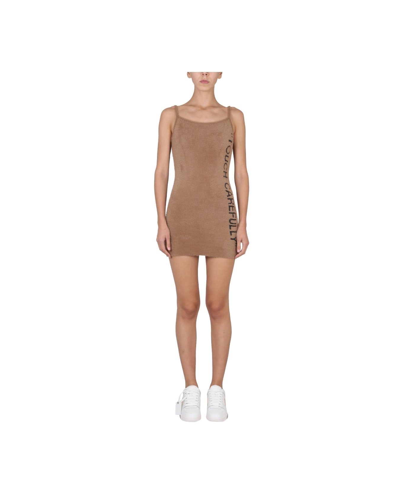 Fuzzy Dress With Logo - 1