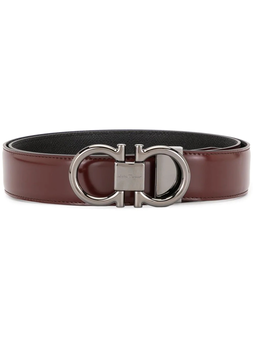 reversible adjustable Gancini belt - 1