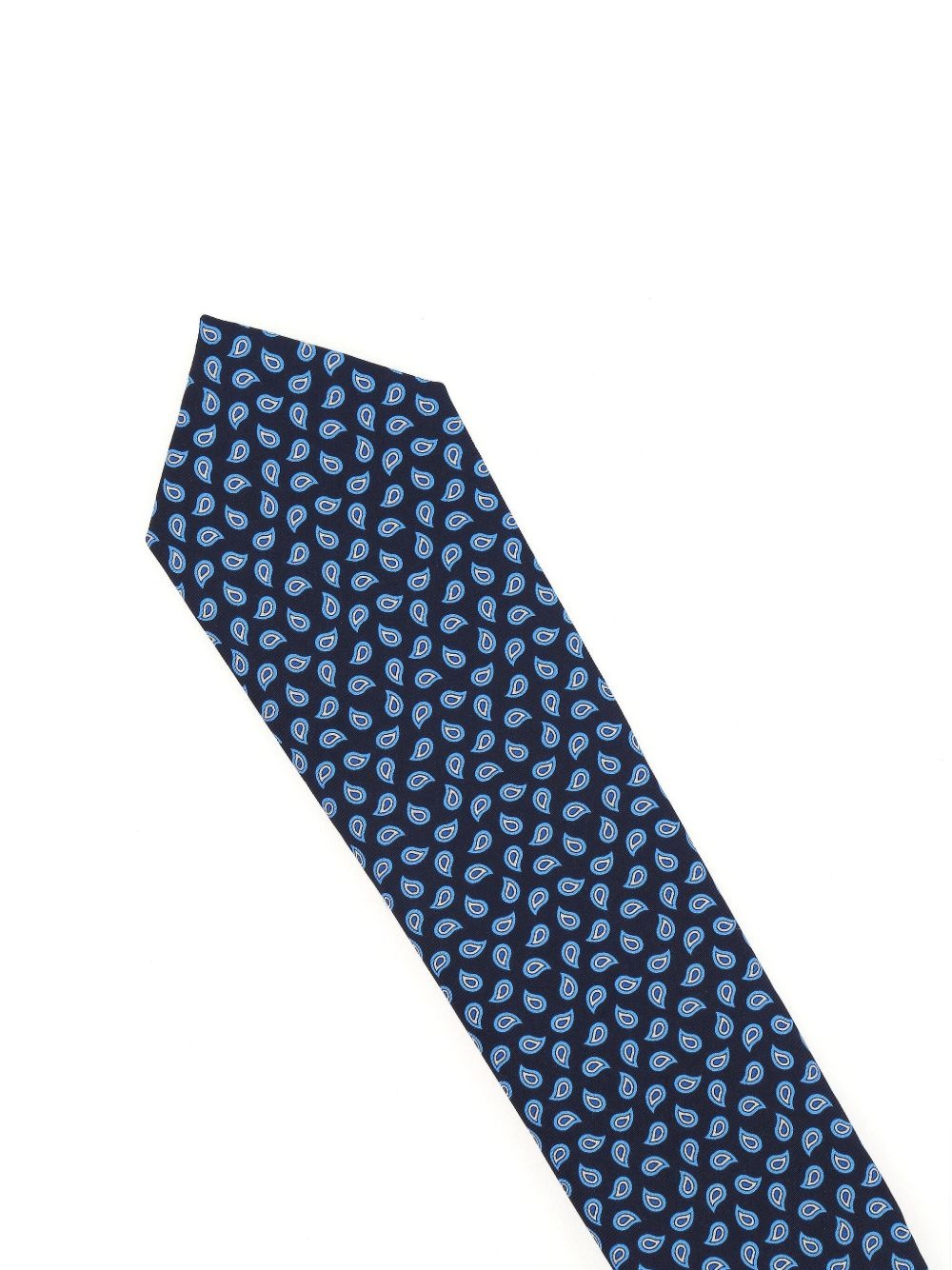 patterned-jacquard silk tie - 4