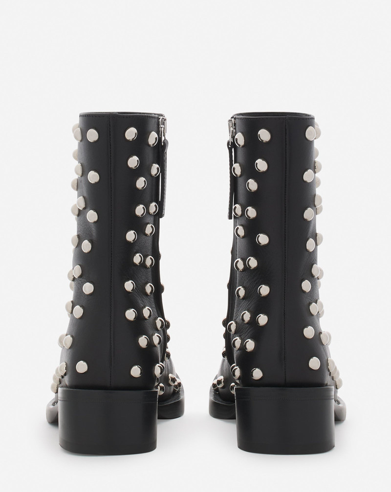 MEDLEY STUDDED LEATHER ANKLE BOOTS 4