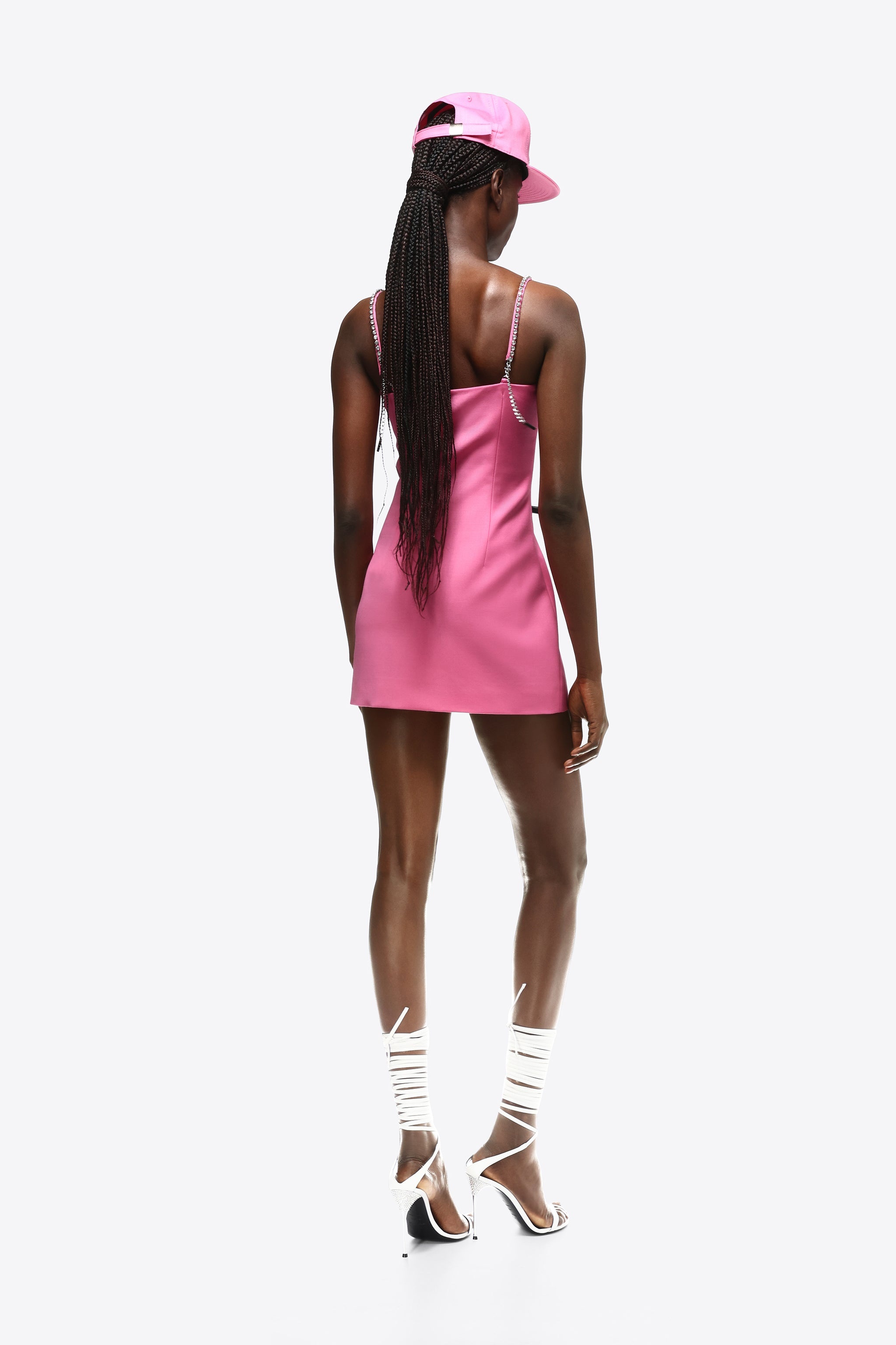 BUTTERFLY CRYSTAL MINI DRESS - 4