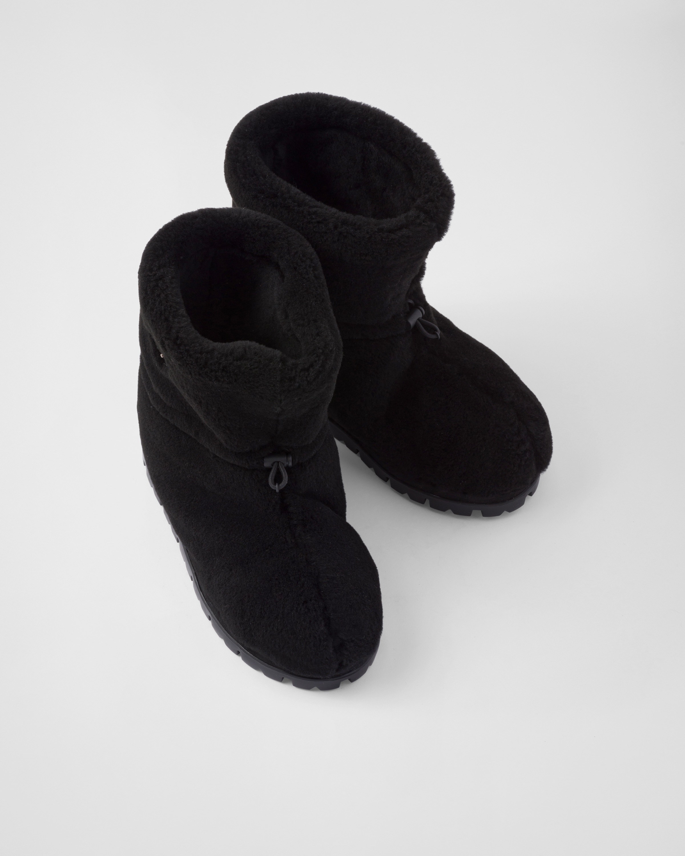 Shearling booties - 4