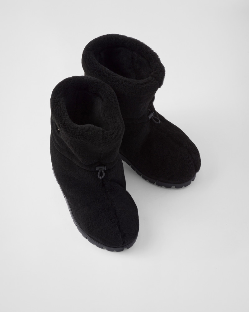 Shearling booties 4