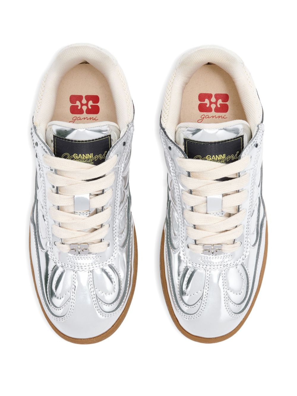 panelled sneakers - 3