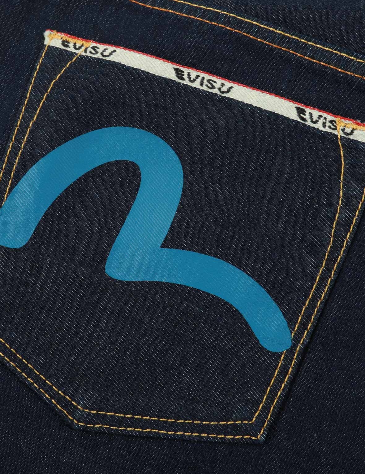 EAGLE EMBROIDERY REGULAR-FIT DENIM SHORTS - 12