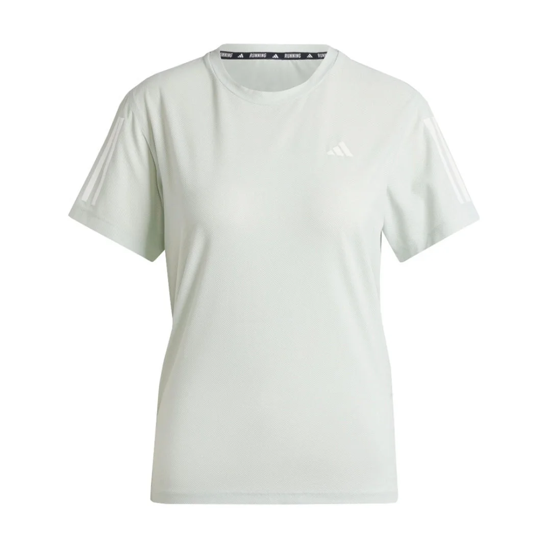 (WMNS) adidas Own The Run T-Shirt Asia Sizing 'Teal' IN1593 - 1