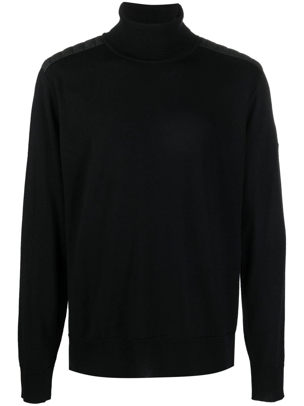 panelled roll-neck jumper - 1