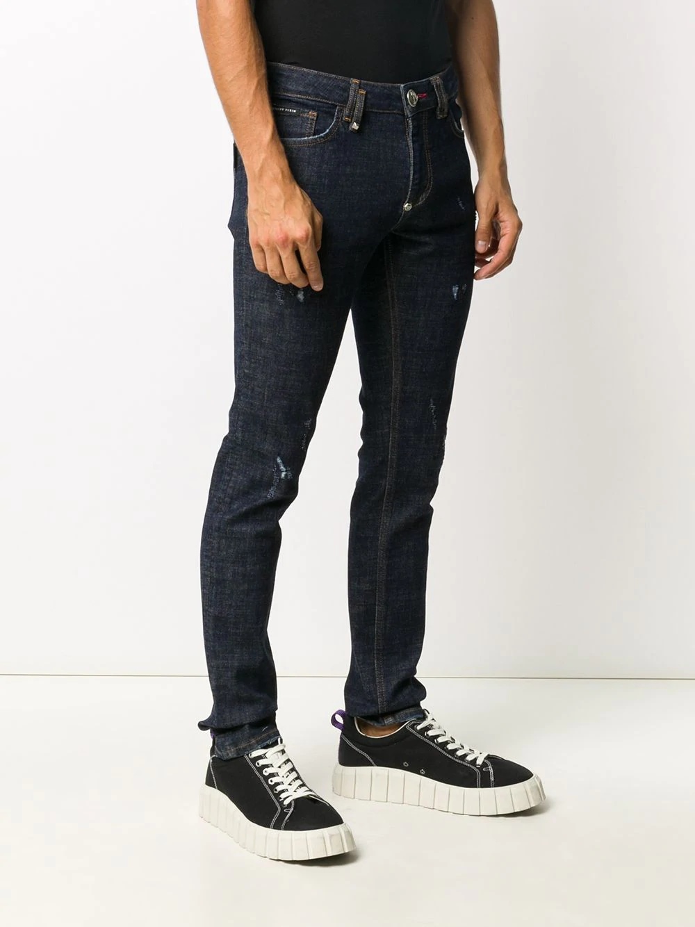 Skull straight cut jeans - 3