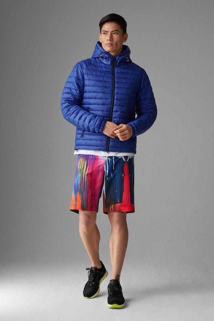 Juris Quilted jacket in Royal blue - 4