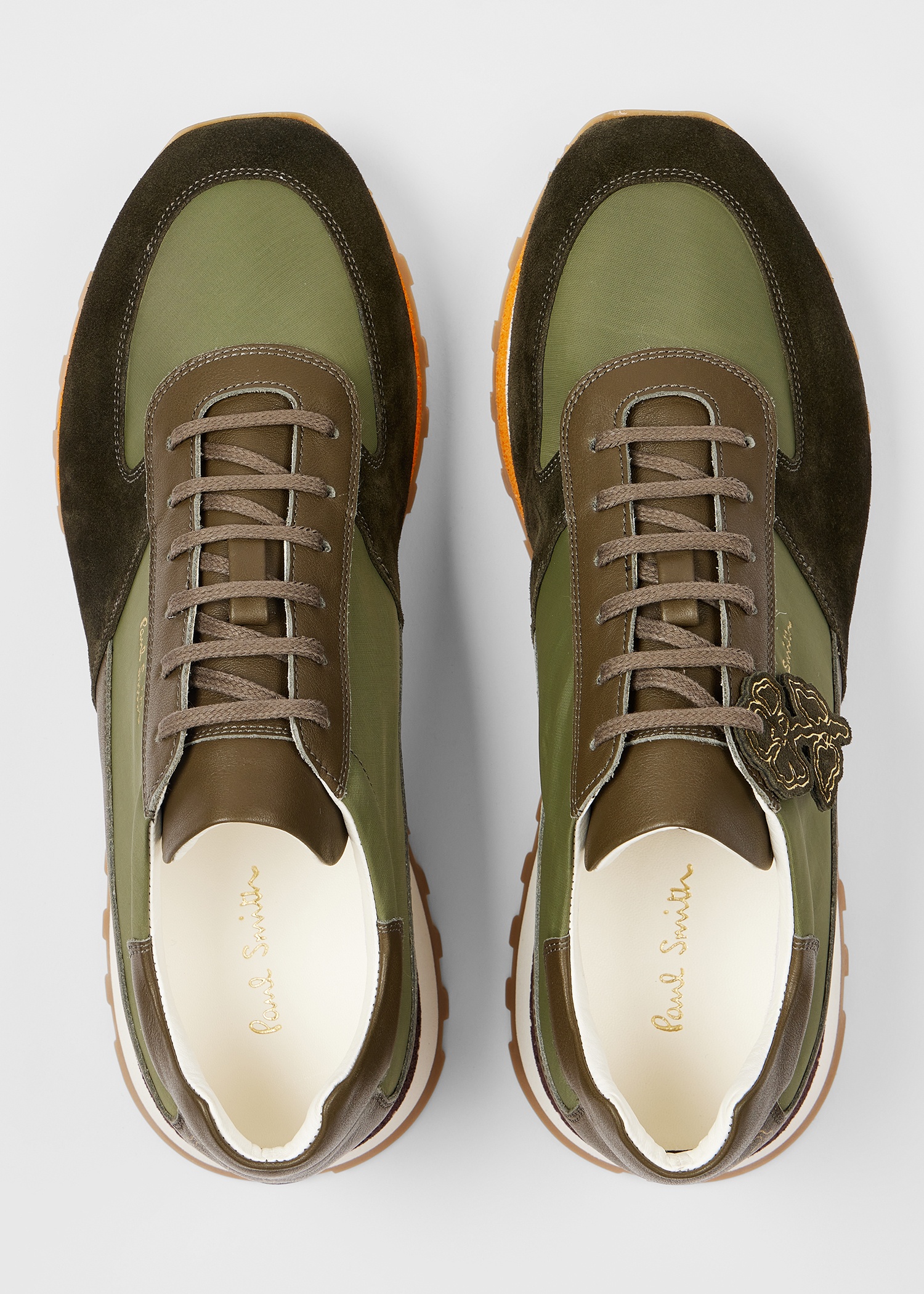 Khaki 'Velo' Trainers - 5
