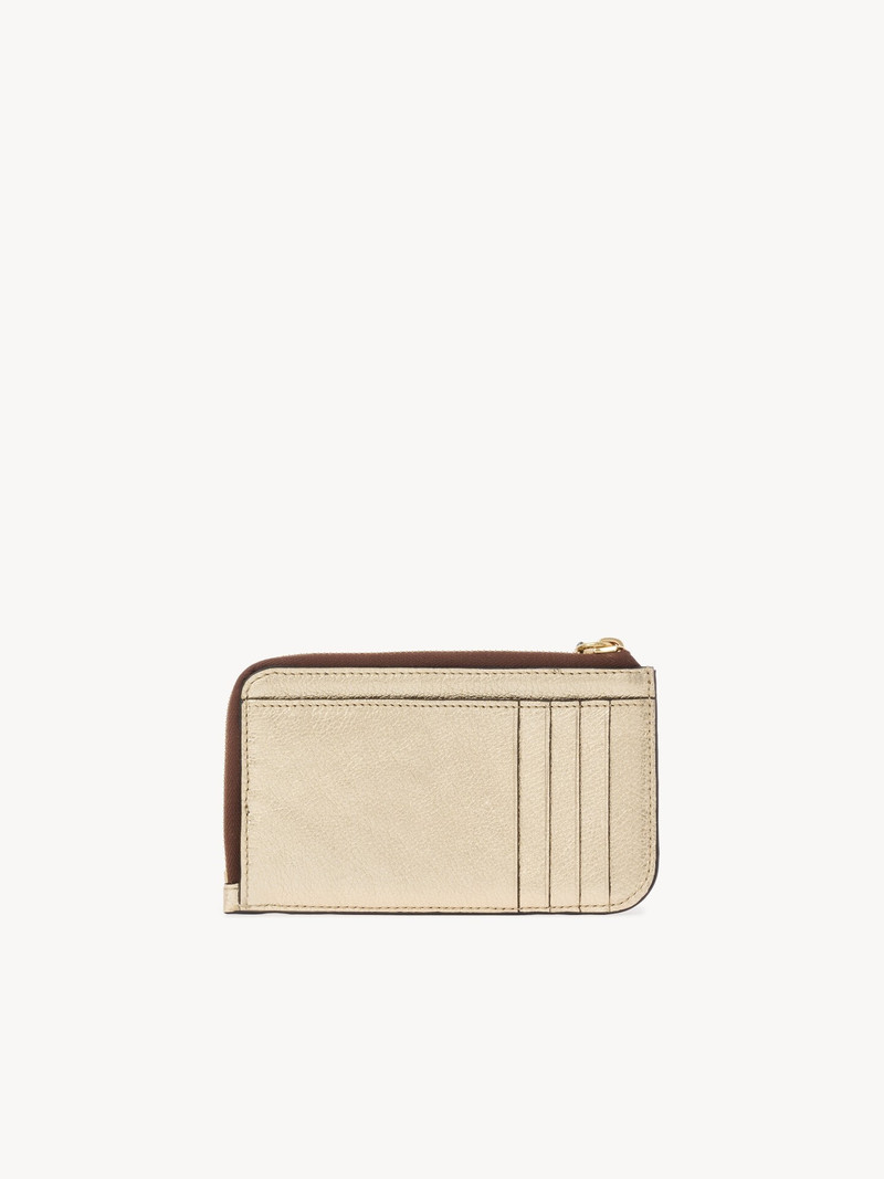 ALPHABET WALLET IN METALLIZED LEATHER 3