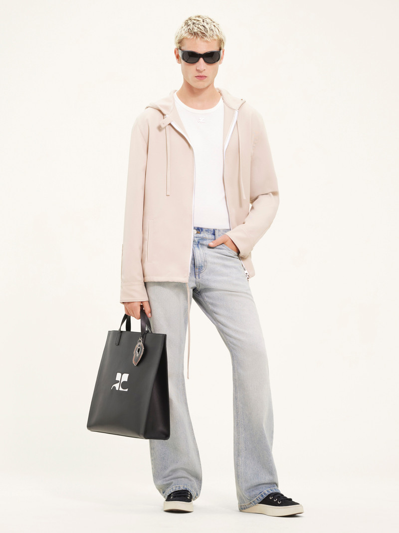 courrèges ZIPPED LIGHT TWILL JACKET outlook