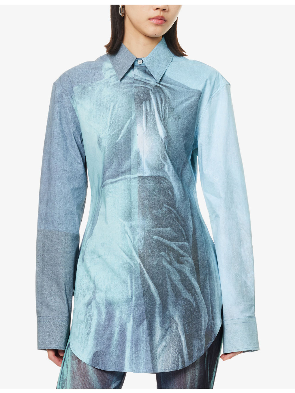 Oversized Water Cotton Shirt - 3