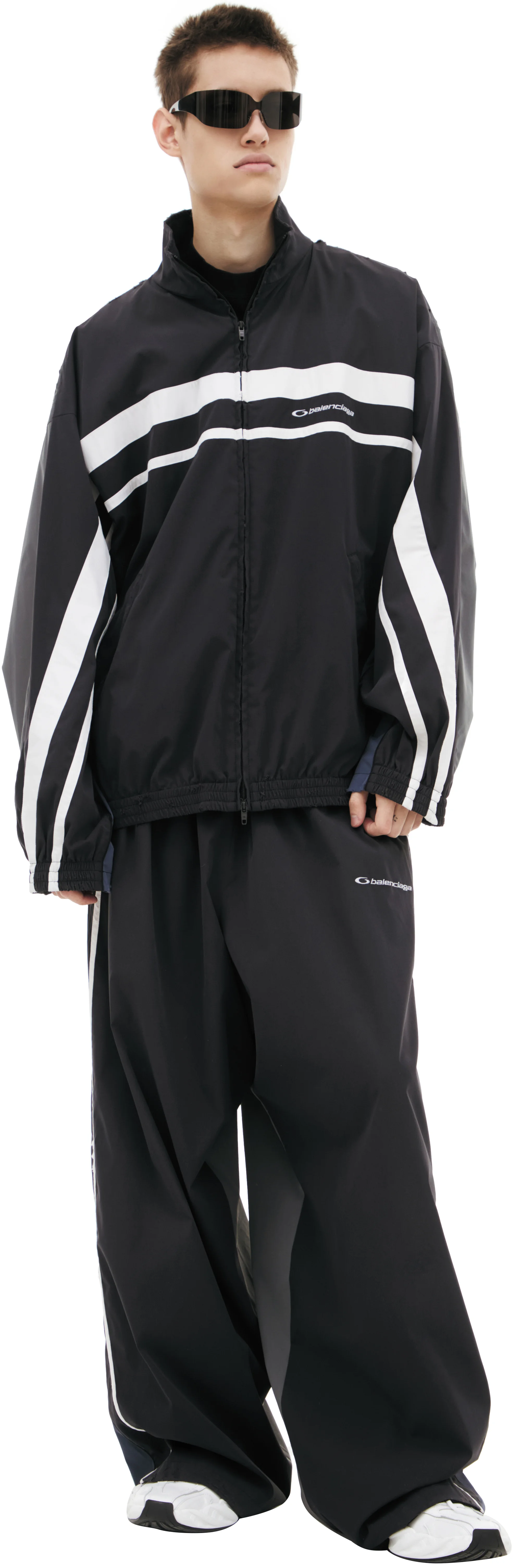 BLACK LOGO JACKET - 1