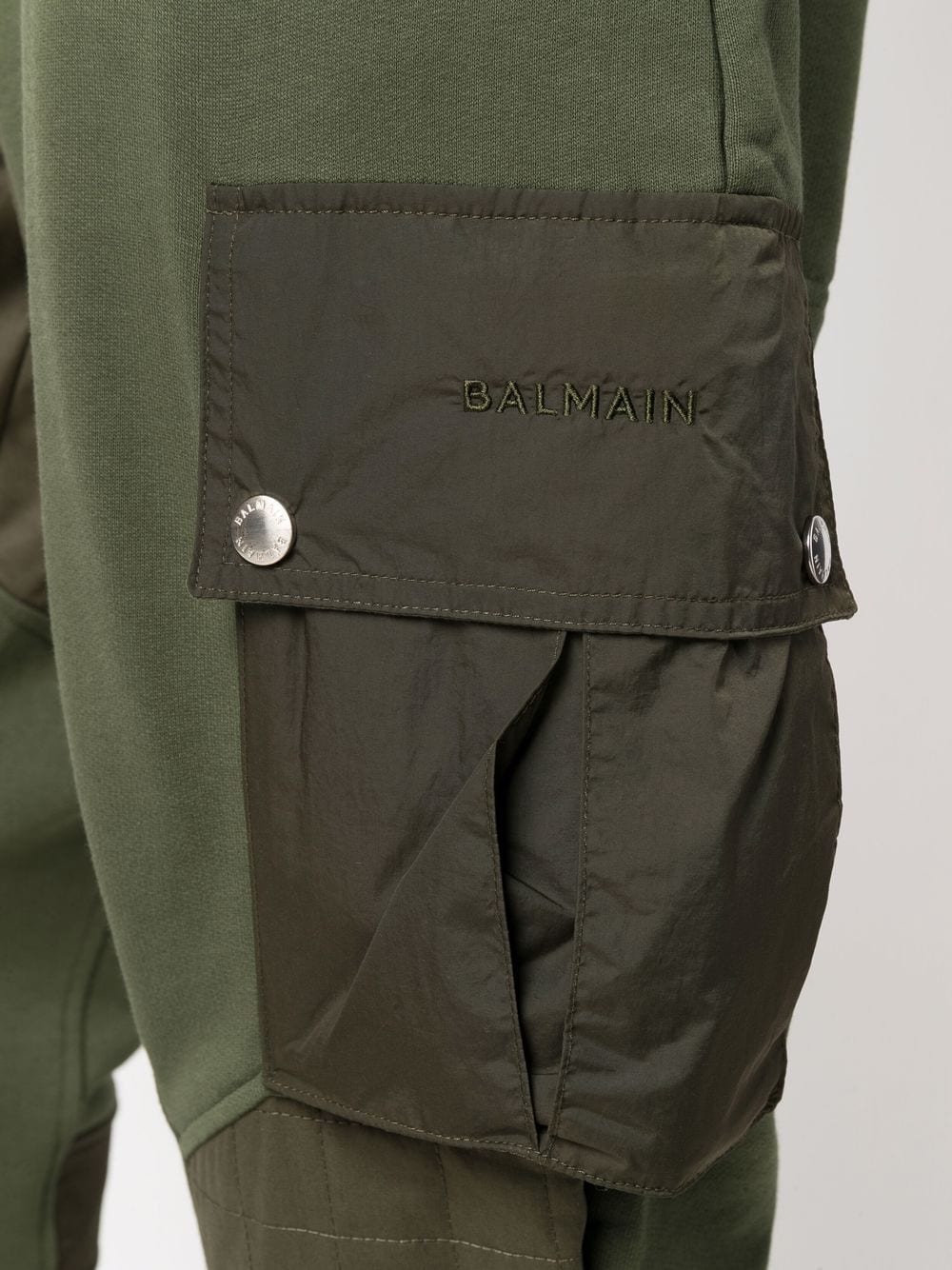 panelled cargo track pants - 5